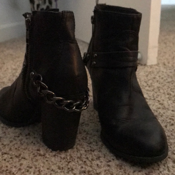 H&M Shoes Black Ankle Rocker Boots Poshmark